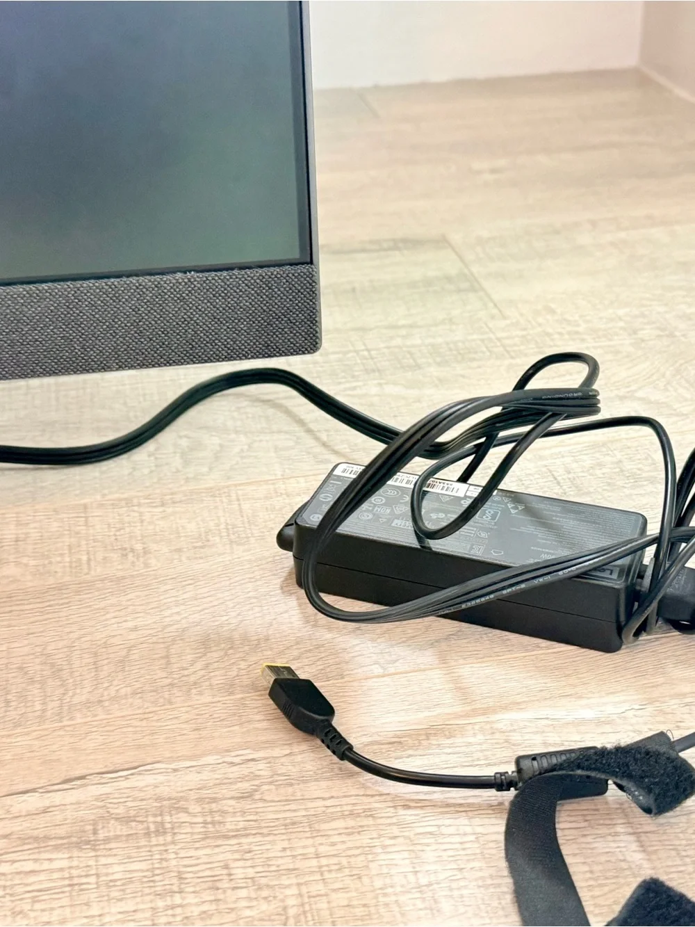 Lenovo All-in-One Monitor in Black and Silver Accents